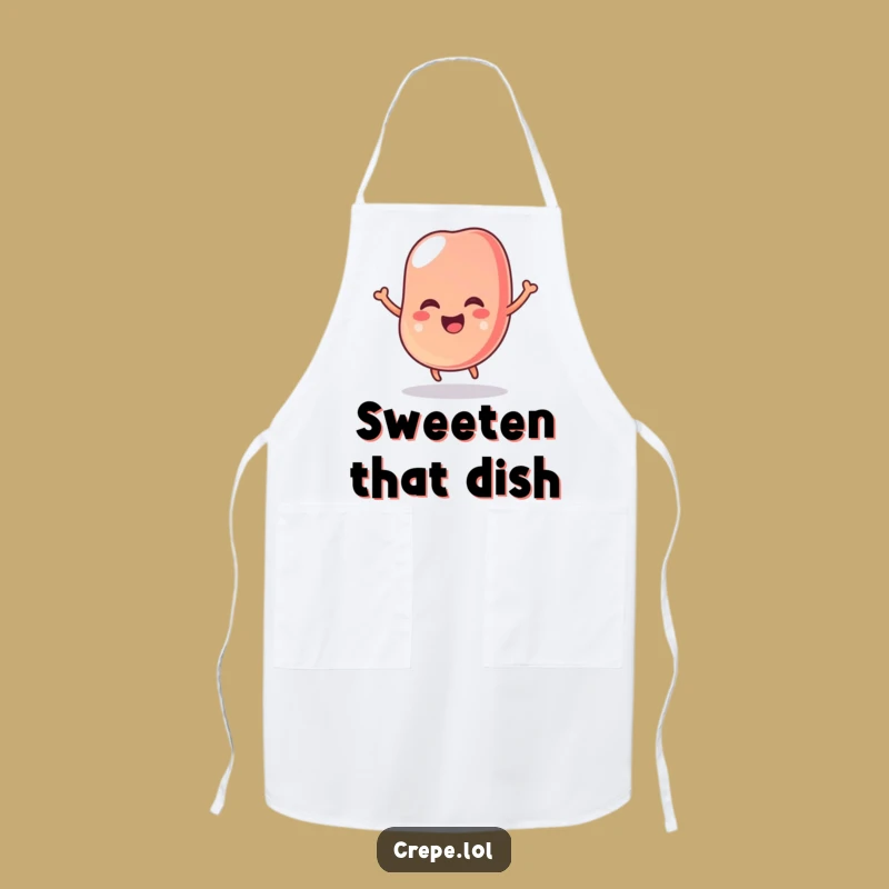 Funny Wobbly Jelly Bean Apron - Hilarious Kitchen Wear for Sweet Cooks