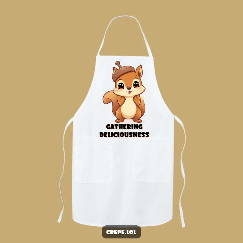 Funny Squirrel Acorn Apron: Hilarious Nutty Chef's Wear