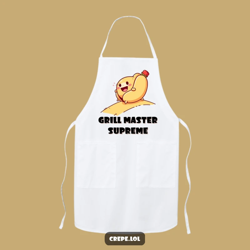 Funny Hot Dog Rolling Apron: Cook with Hilarious Glee