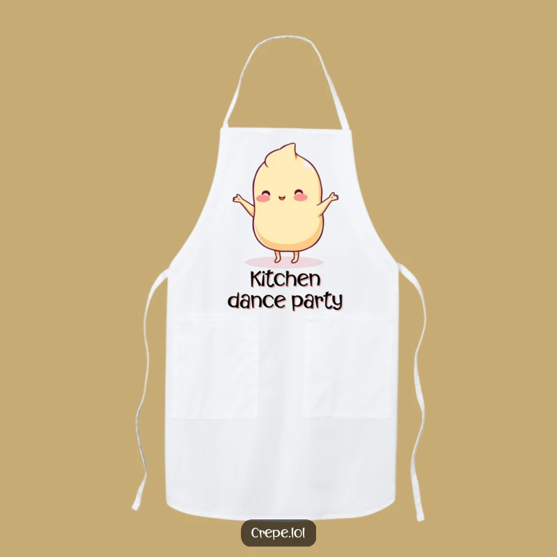Funny Wobbly Crepe Dancing Apron: Cook Up Some Comedy in the Kitchen