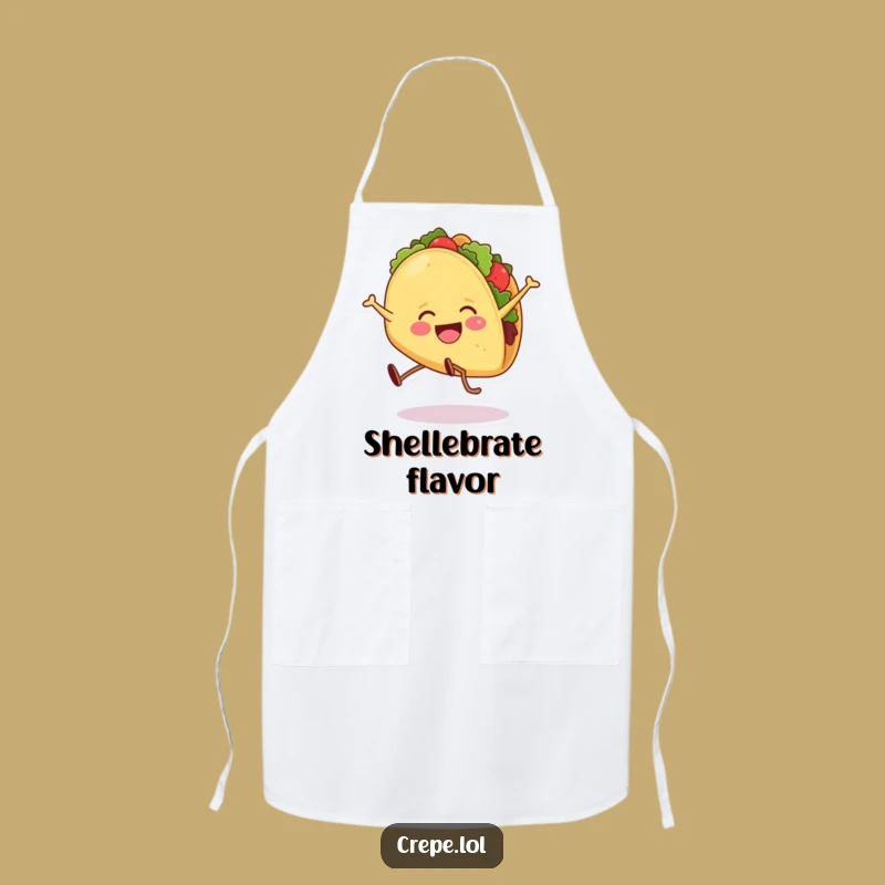 Funny Taco Cartwheel Apron: Cook with Hilarious Flair