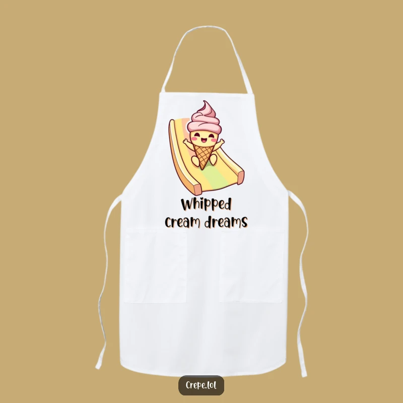 Funny Ice Cream Rainbow Apron: Chef-Worthy Summer Humor for a Hilarious Gift