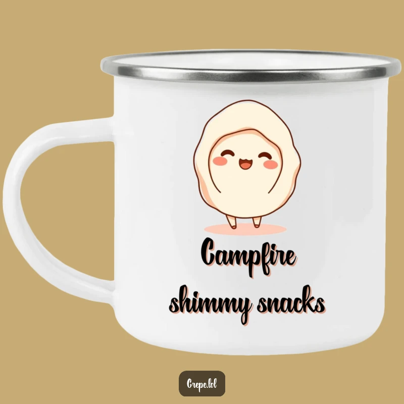Funny Shimmy Crepe Camping Mug - Outdoor Fun Gift!