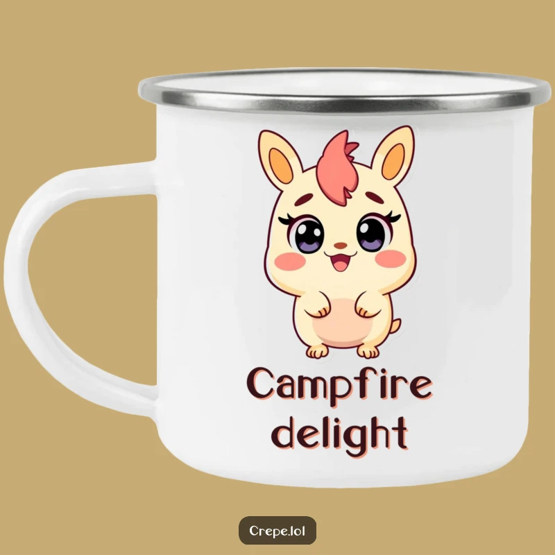 Funny Churro Camping Mug: Surprise Character Enamel Mug, Ideal Funny Gift!