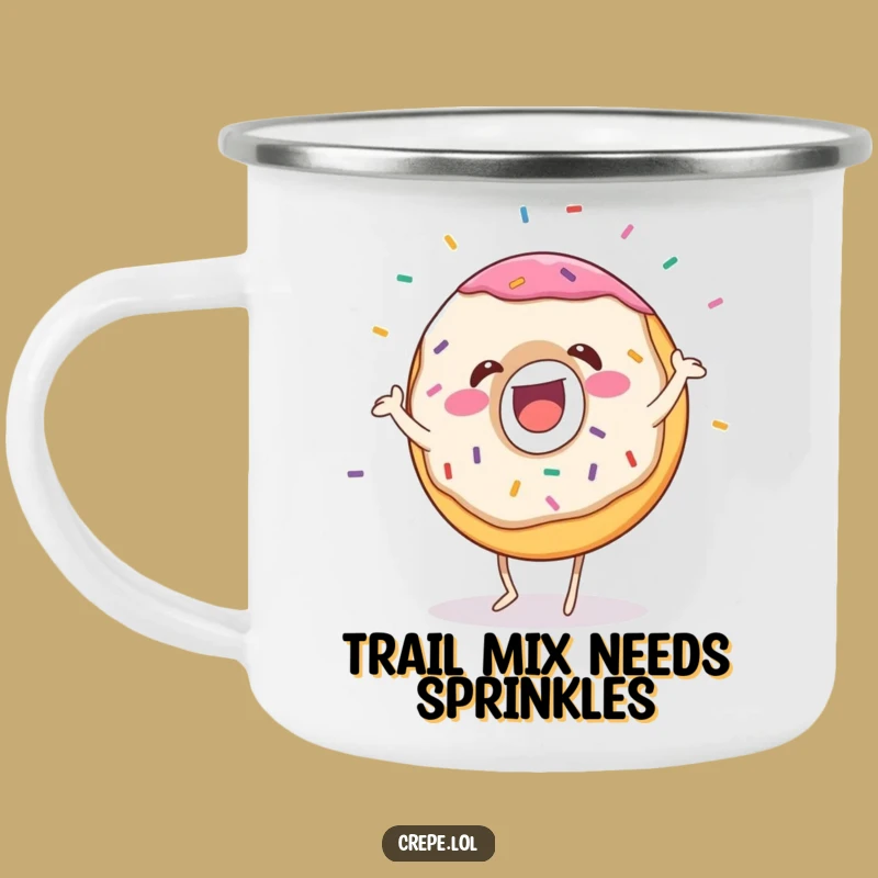 Funny Donut Dance Camping Mug: Sweet Adventures with Hilarious Humor