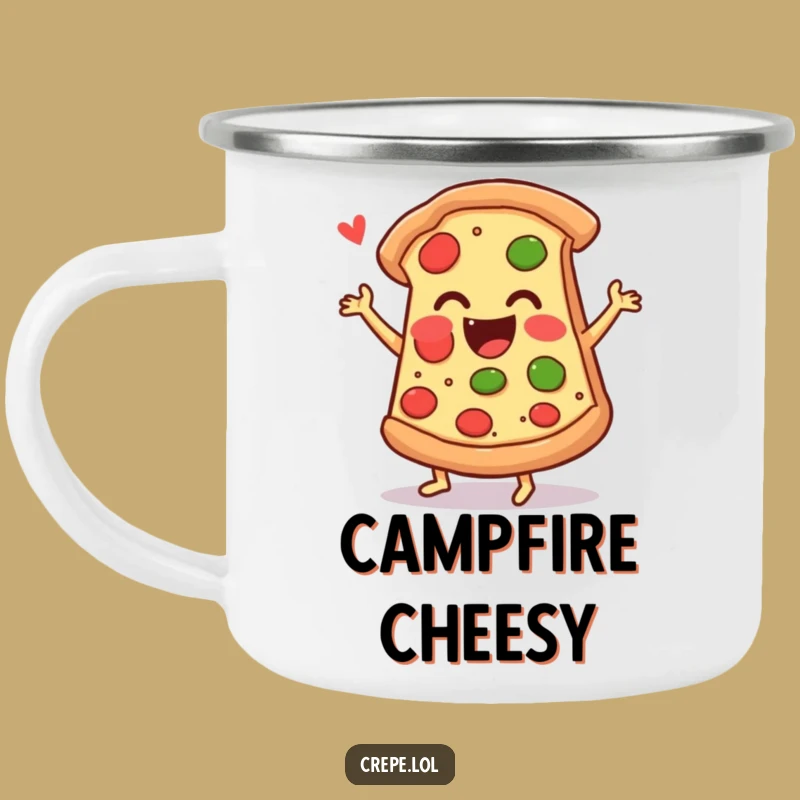 Funny Pizza Jig Camping Mug: Adventure Fuel for the Joyful Outdoors