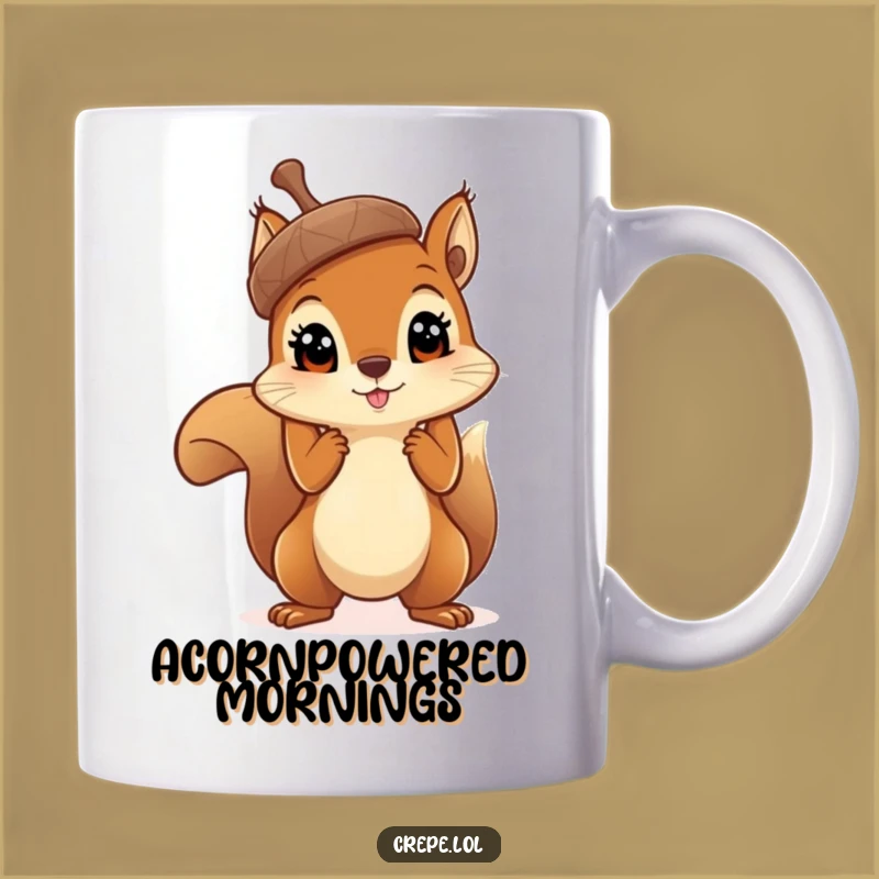 Funny Squirrel Acorn Mug: Hilarious Nutty Treasure Gift