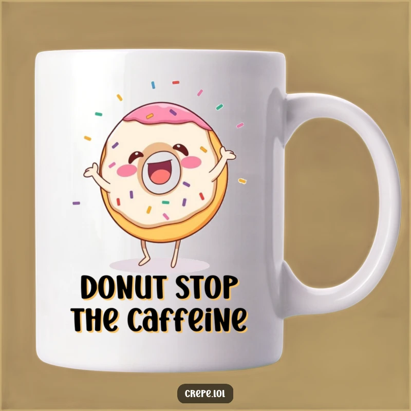 Funny Donut Dance Mug: A Gleeful Treat and Hilarious Dessert Lover Gift