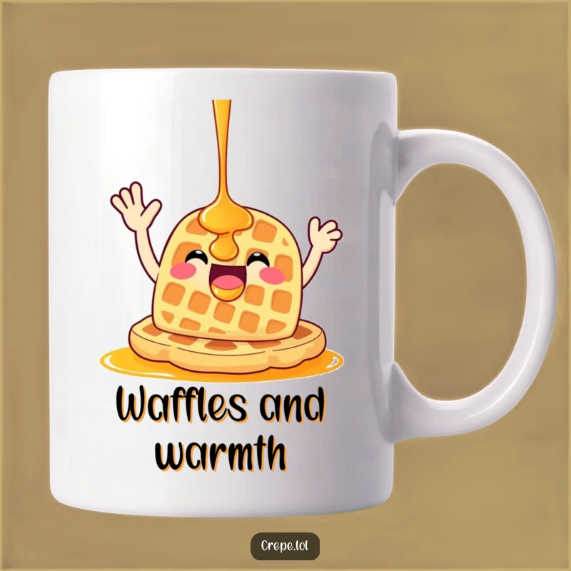 Funny Waffle Wave Mug: A Delicious Treat for Coffee Lovers - Perfect Funny Gift!