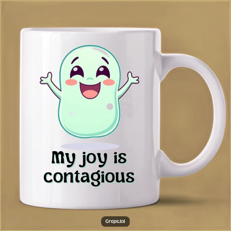 Funny Jellybean Jump Mug: A Joyful Treat for Coffee Lovers - Perfect Funny Gift!