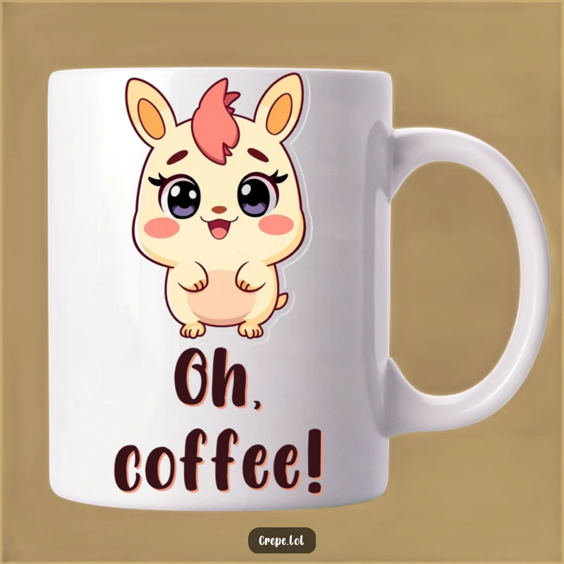 Funny Churro Mug: Surprised Character Delight, Perfect Funny Gift!