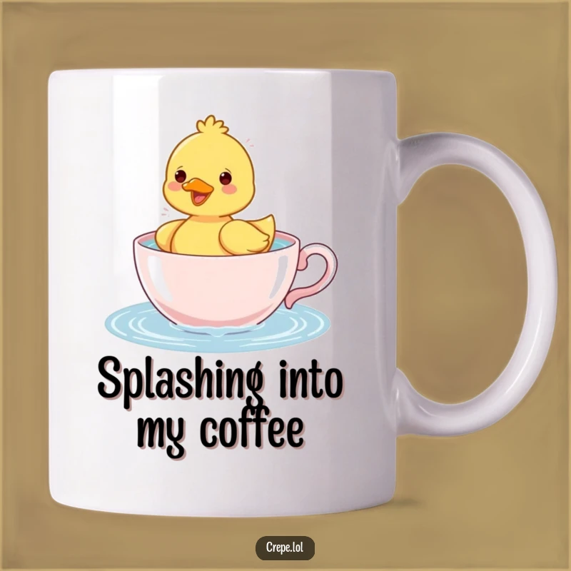 Funny Duckling Teacup Mug: Hilarious Splashy Bath Gift for Joy