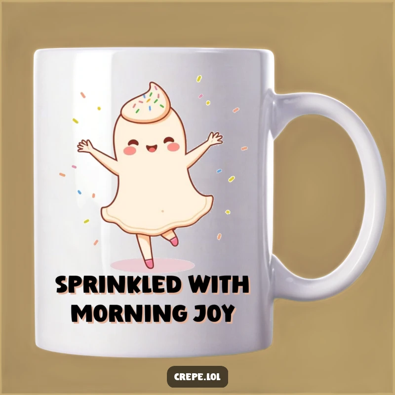 Funny Ballet Crepe Mug: A Delightful & Humorous Gift for Dancers