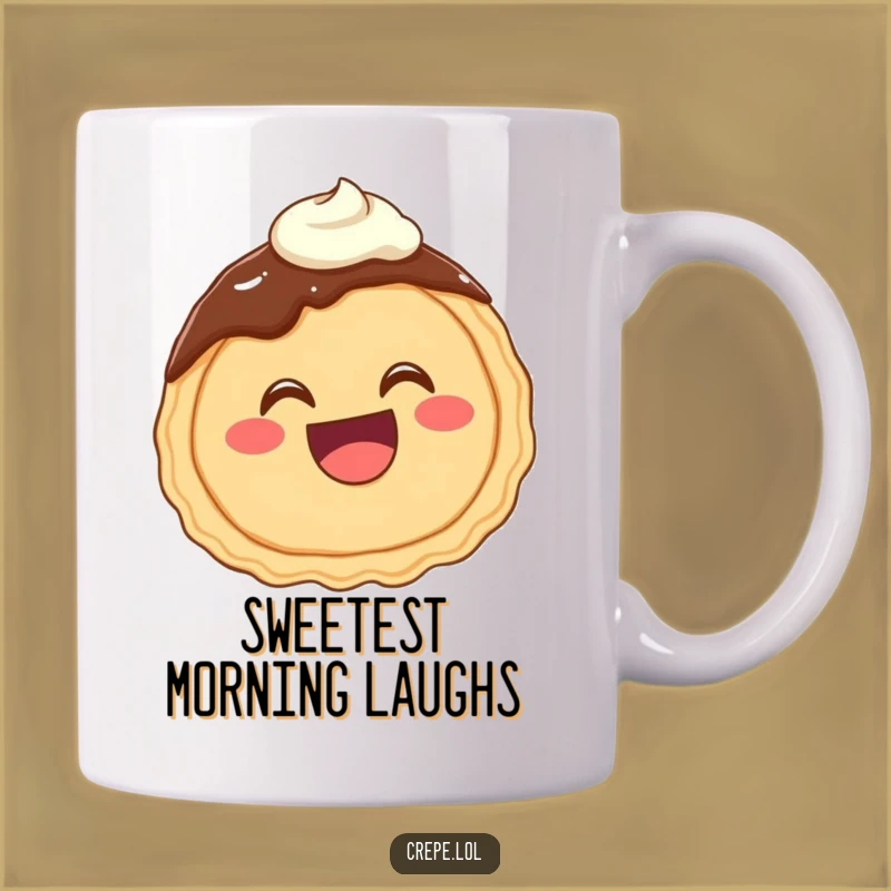 Funny Chocolate Crepe Giggling Mug: A Sweet and Hilarious Gift
