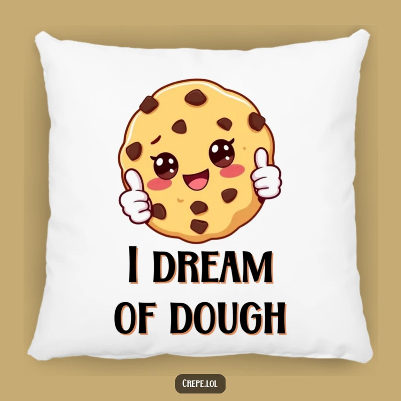 Comfortable Funny Cookie Thumbs Up Pillow: Sweet Dreams with a Hilarious Treat