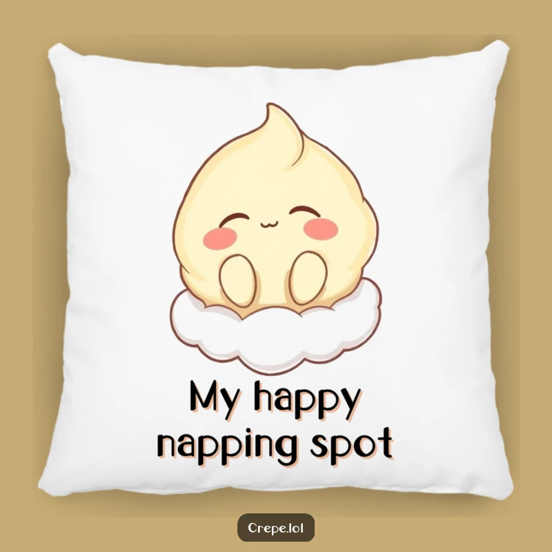 Funny Floating Crepe Pillow: Soft Comfort for Sweet Dreams