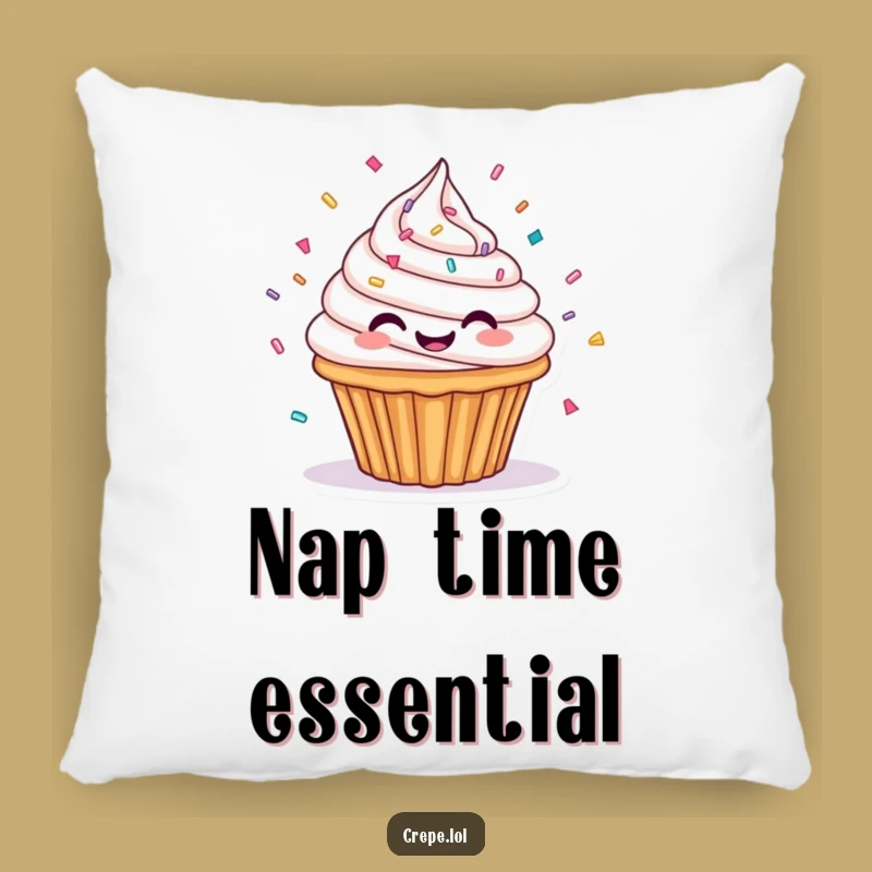 Funny Cupcake Spinning Pillow: Cuddle Up with Hilarious Sweetness