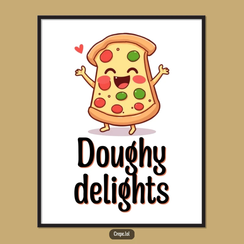 Funny Pizza Jig Digital Art: Instant Hilarious Download for Foodie Walls