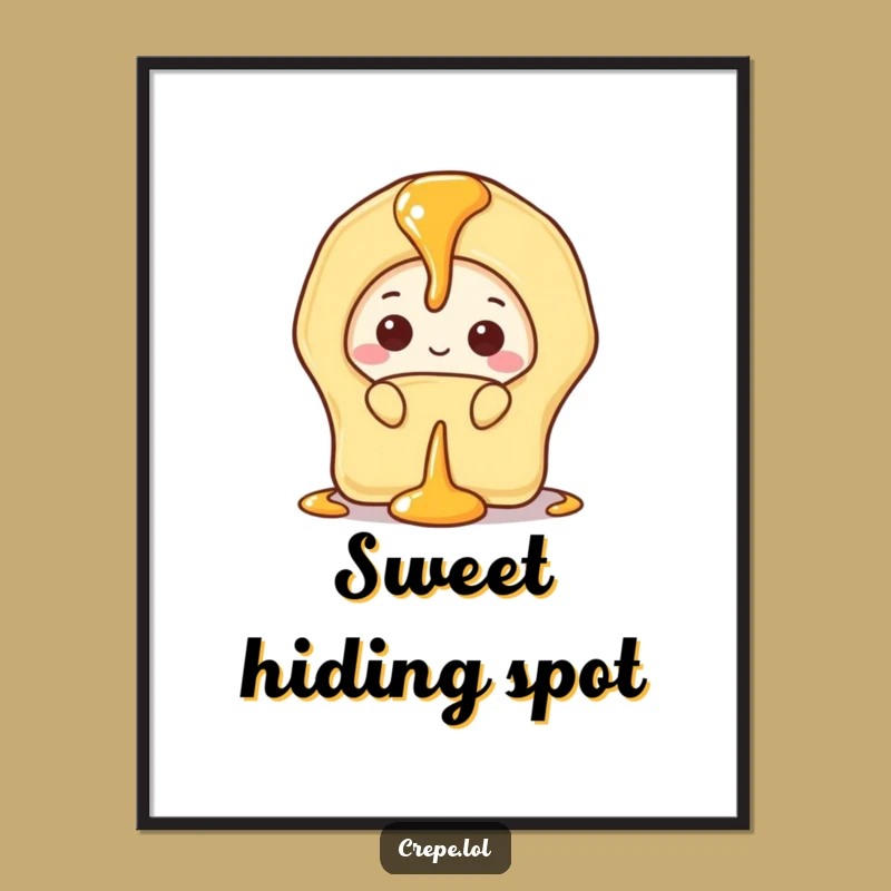 Instant Download Funny Shy Banana Crepe Digital Art Print