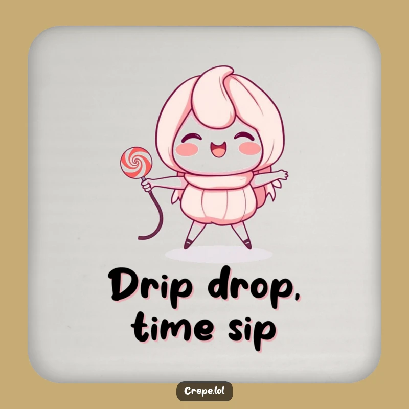 Funny Crepe Jumps Rope Coaster: Protect Surfaces with a Smile