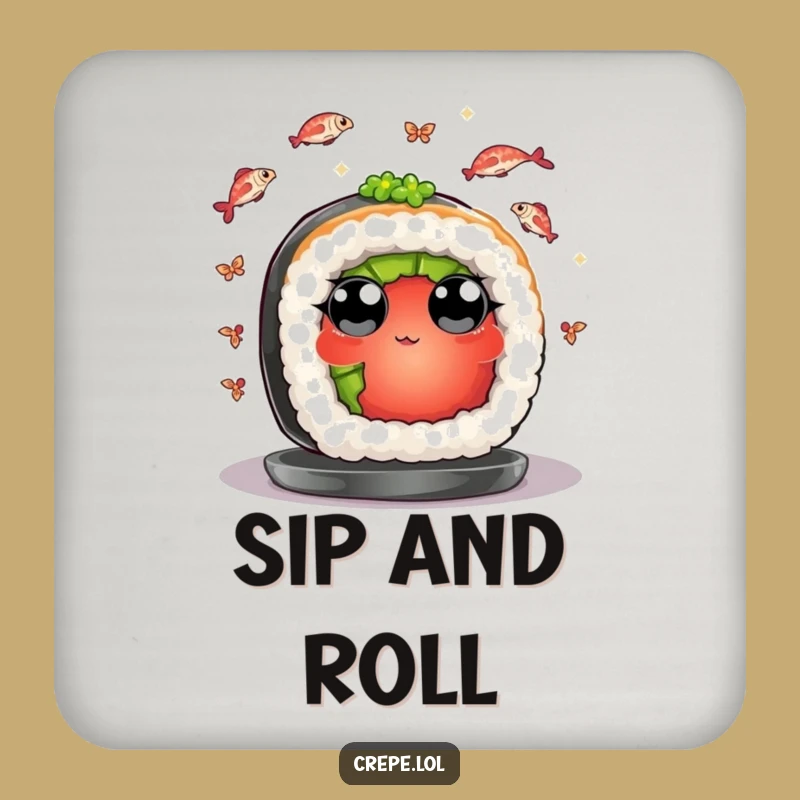 Funny Sushi Juggling Coasters: Protect Surfaces with Hilarious Style