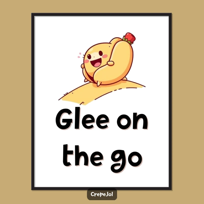 Funny Hot Dog Rolling Poster: Add Hilarious Fun to Your Walls