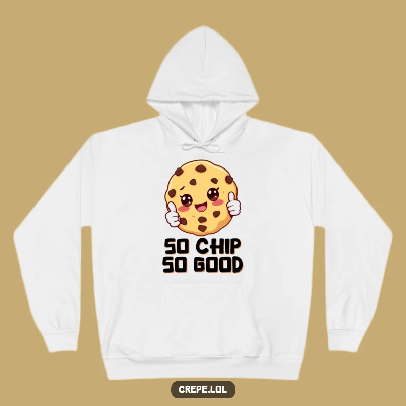 Cozy Funny Cookie Thumbs Up Hoodie: Warm and Hilarious Baked Treat Apparel