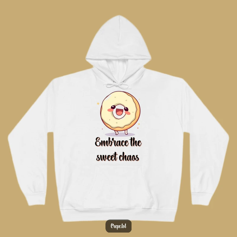 Cozy Funny Donut Somersault Hoodie: Warmth Meets Whimsical Fun