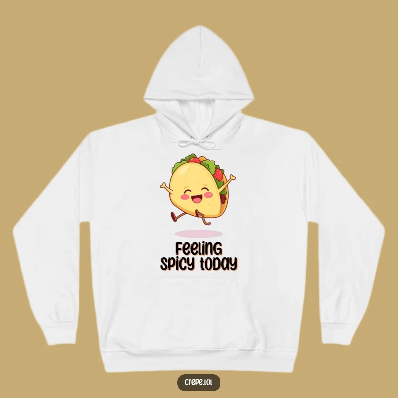 Cozy Funny Taco Cartwheel Hoodie: Warm Comfort and Hilarious Style