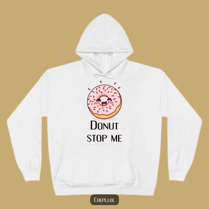 Funny Donut Sprinkles Hoodie: Cozy Comfort with a Deliciously Funny Twist