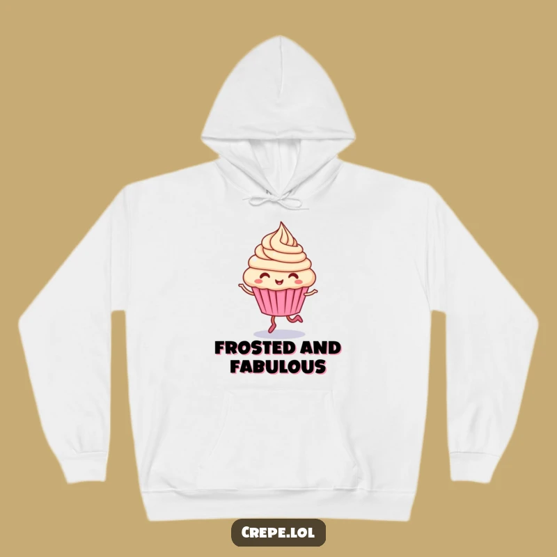 Funny Giggling Cupcake Hoodie: Cozy Comfort with Swirling Sweetness