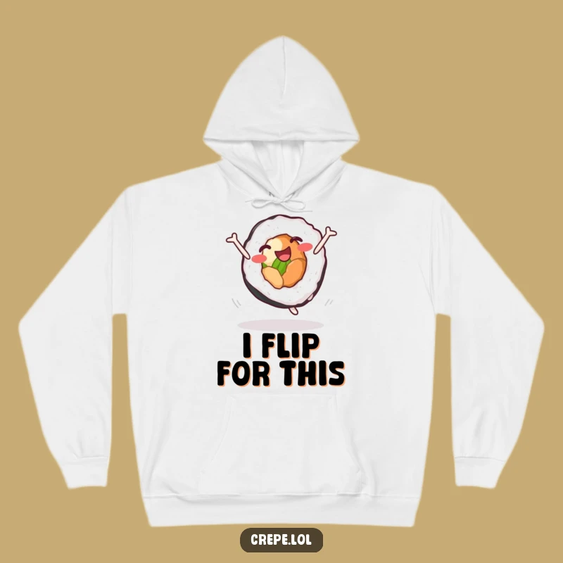 Funny Sushi Roll Cartwheel Hoodie: Cozy Up with this Hilarious and Playful Comfort