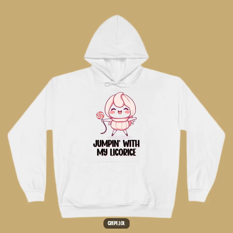 Funny Crepe Jumps Rope Hoodie: Cozy & Hilarious Gift for Cold Mornings