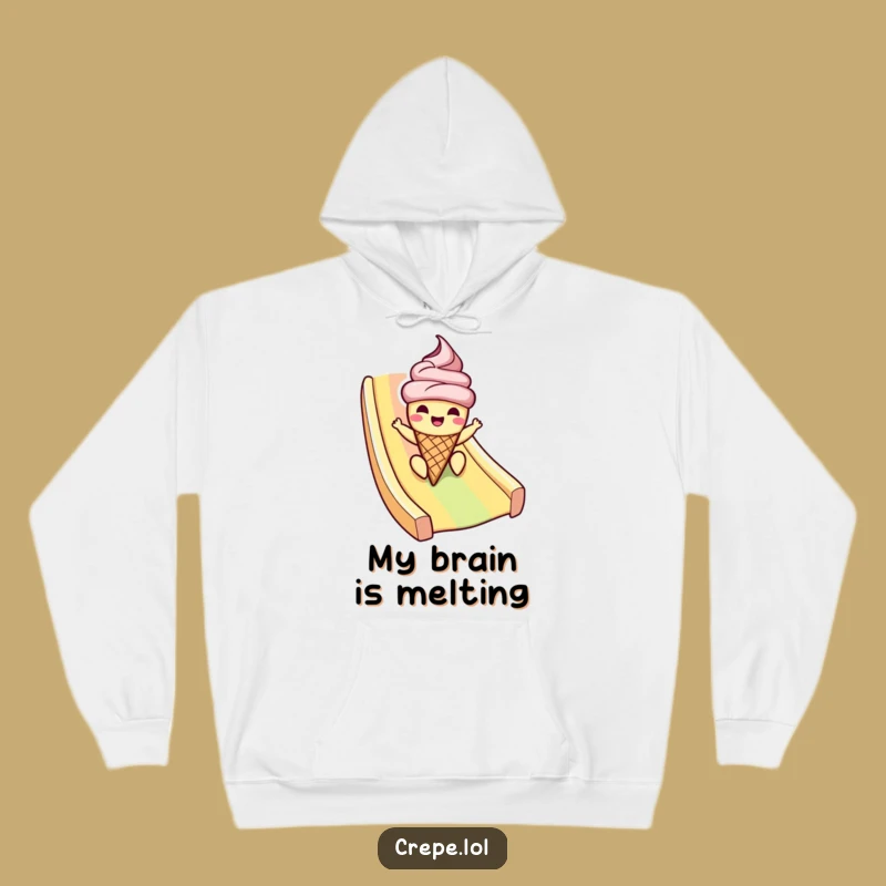Funny Ice Cream Rainbow Hoodie: Cozy Summer Comfort and Hilarious Gift