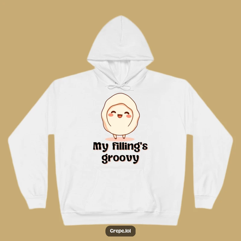 Funny Shimmy Crepe Hoodie - Cozy and Comical Gift!