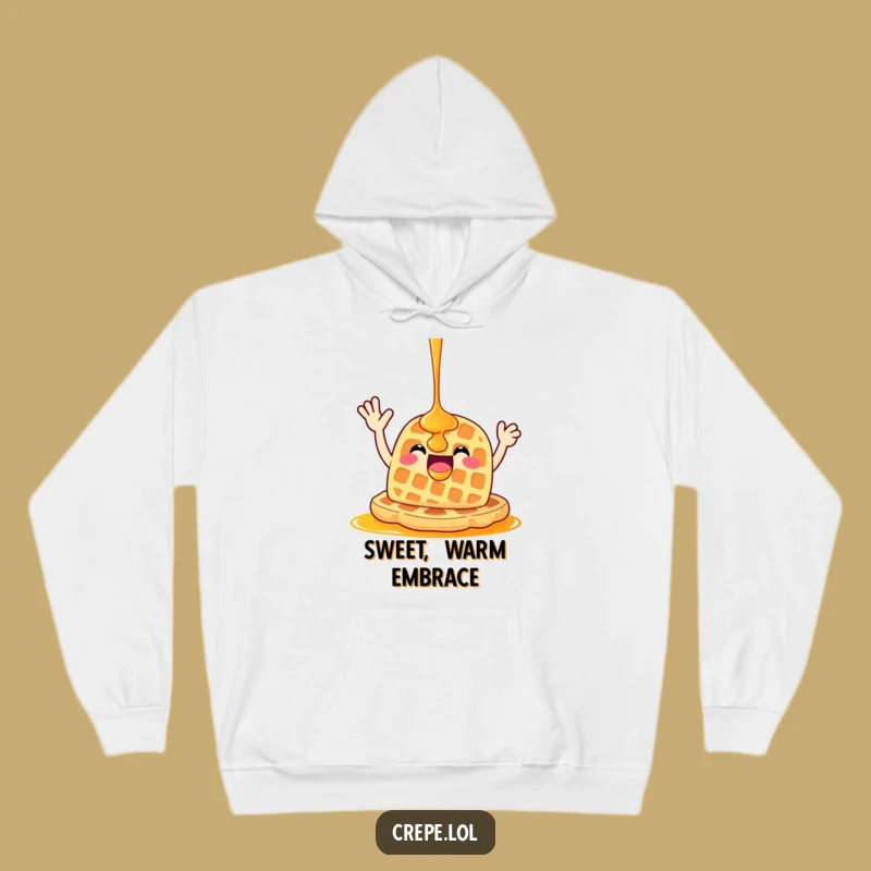 Cozy Funny Waffle Wave Hoodie: Stay Warm with Hilarious Breakfast Style!