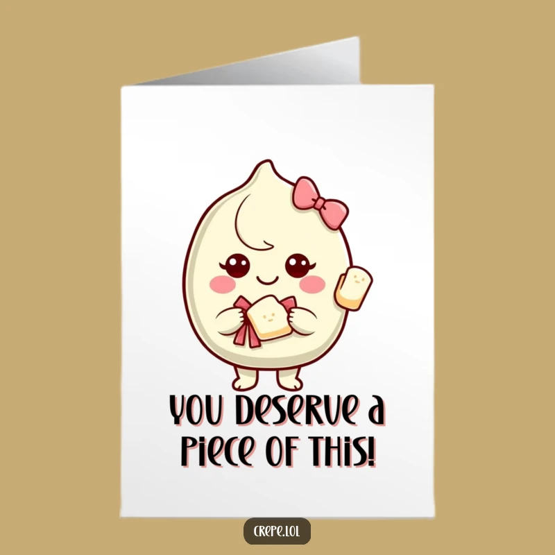 Free Printable Congrats Card: Giving Crepe, Thoughtful Downloadable Celebration