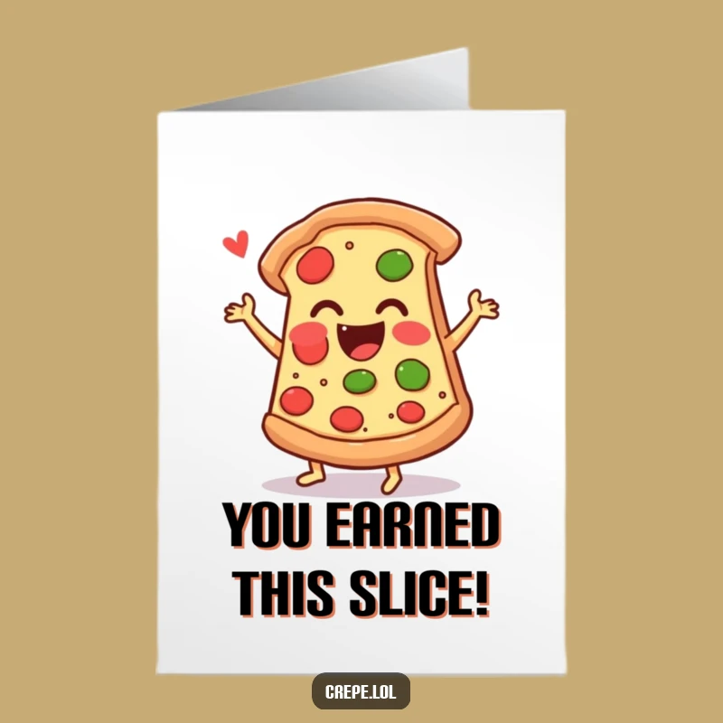 Joyful Free Printable Congrats Card: Pizza Jig - Downloadable Celebration Gift