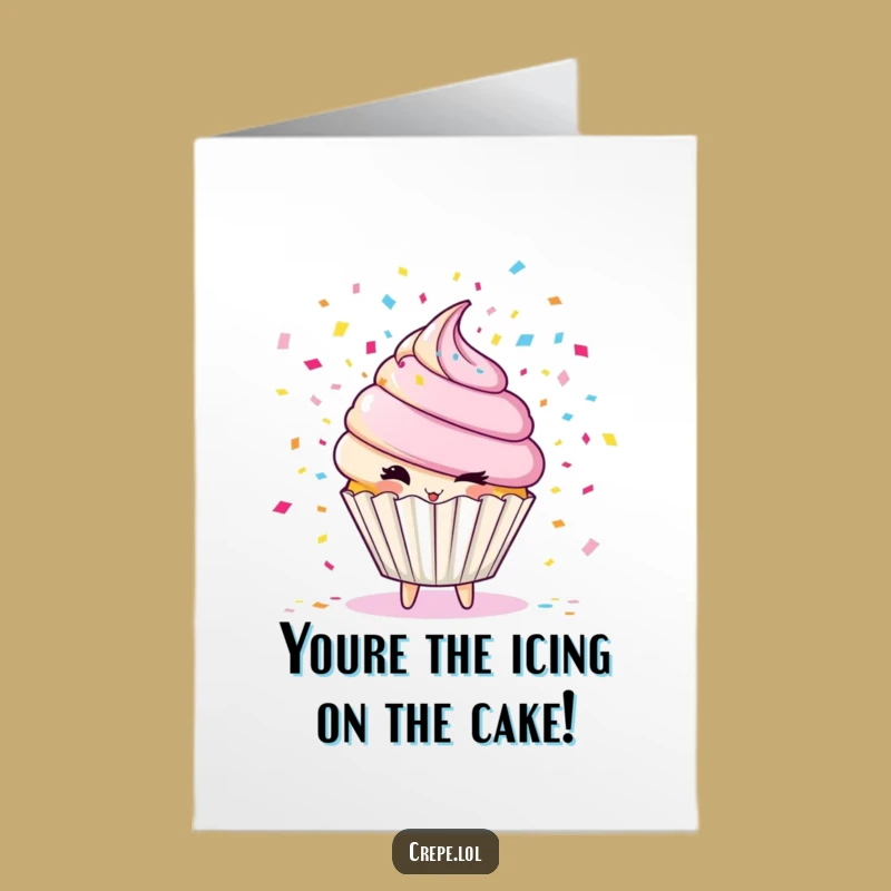 Free Printable Congratulations Cupcake Confetti Card - Funny Downloadable Gift