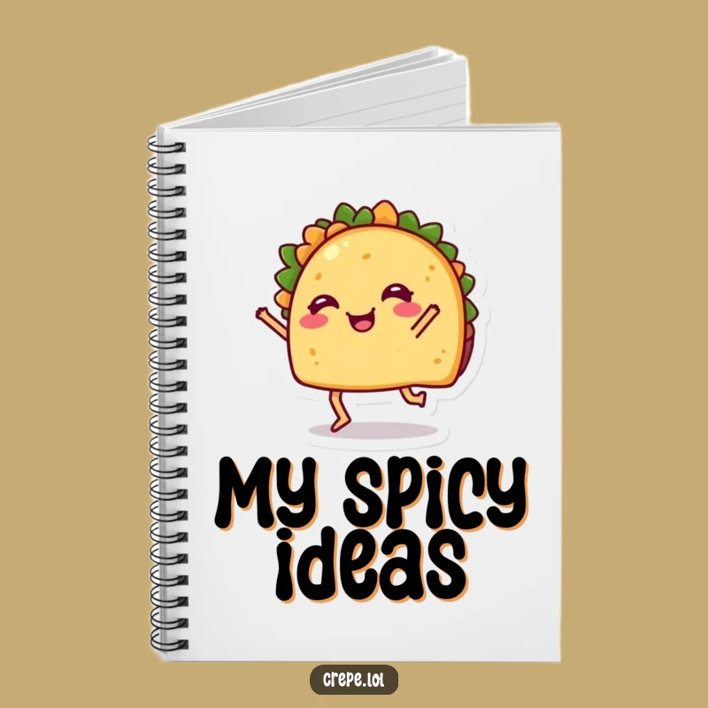 Funny Dancing Taco Notebook: Hilarious Journal for Food Lovers