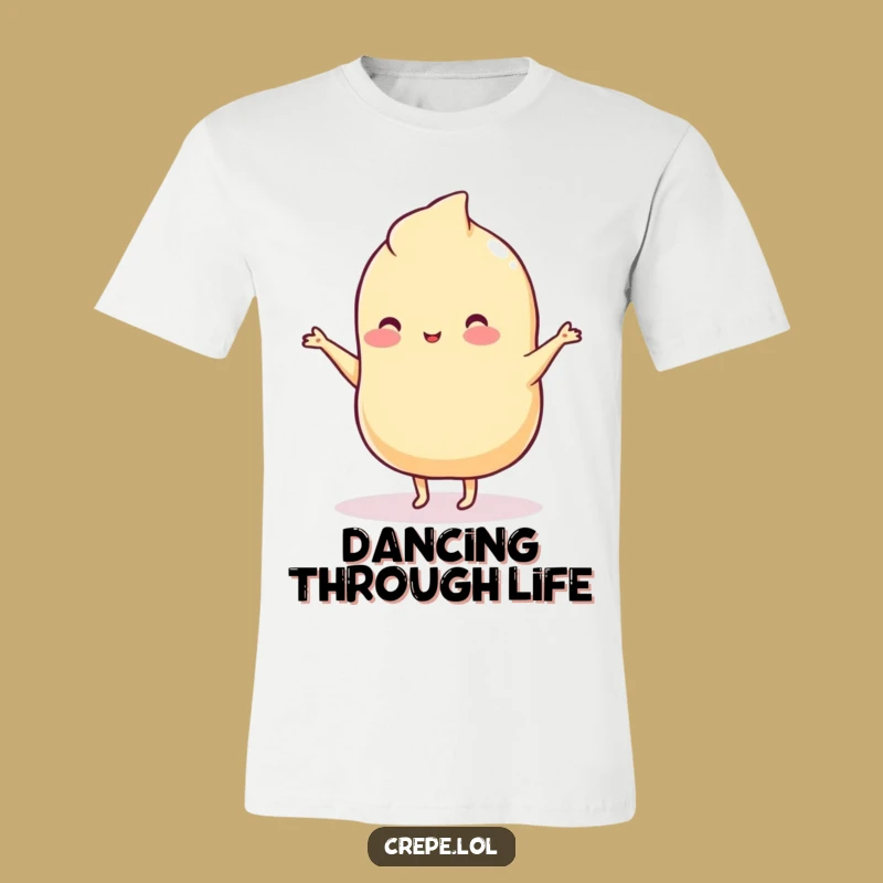 Funny Wobbly Crepe Dancing T-Shirt: Dance Through Life with Humor