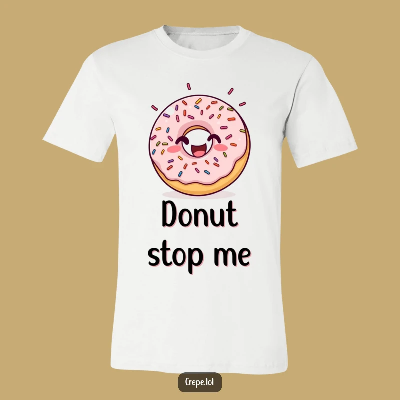Funny Donut Sprinkles T-Shirt: Wear Your Happiness with this Hilarious Tee