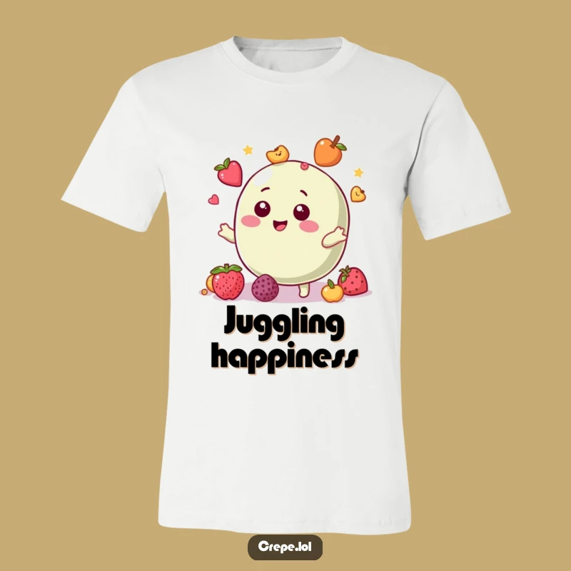 Funny Macaron T-Shirt: Juggling Fruit Tee, Great Funny Gift!