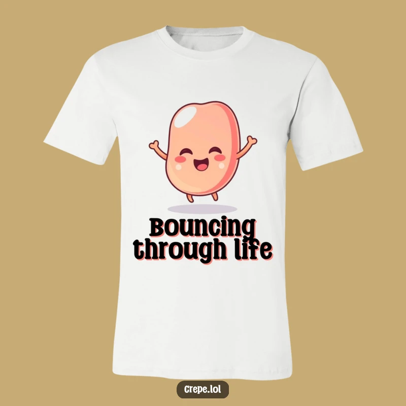 Funny Wobbly Jelly Bean T-Shirt - Hilarious Candy Apparel for a Joyful Vibe