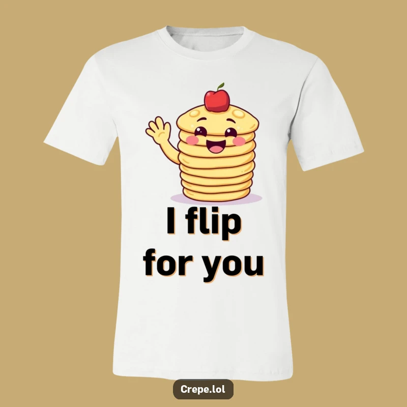 Funny Pancake Wave T-Shirt: Wear Your Breakfast Smile in This Tee