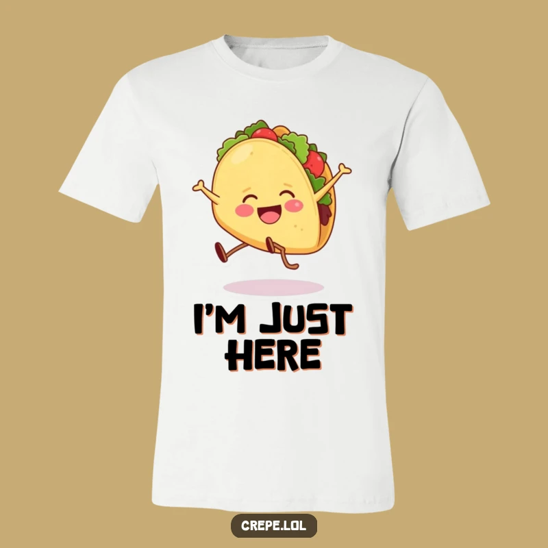 Funny Taco Cartwheel T-Shirt: Express Your Joyful, Hilarious Personality