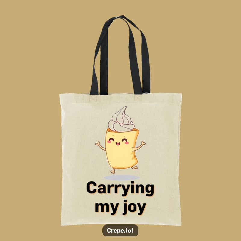 Funny Hopping Crepe Tote Bag - Carry Fun Everywhere Gift!