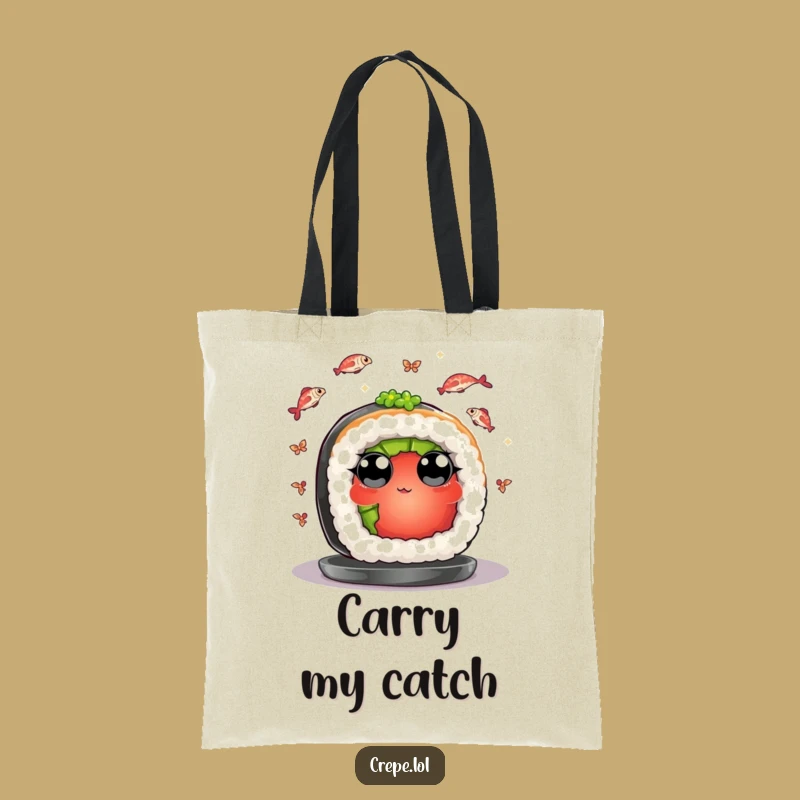 Funny Sushi Juggling Tote Bag: Carry Your Laughs and Lunches